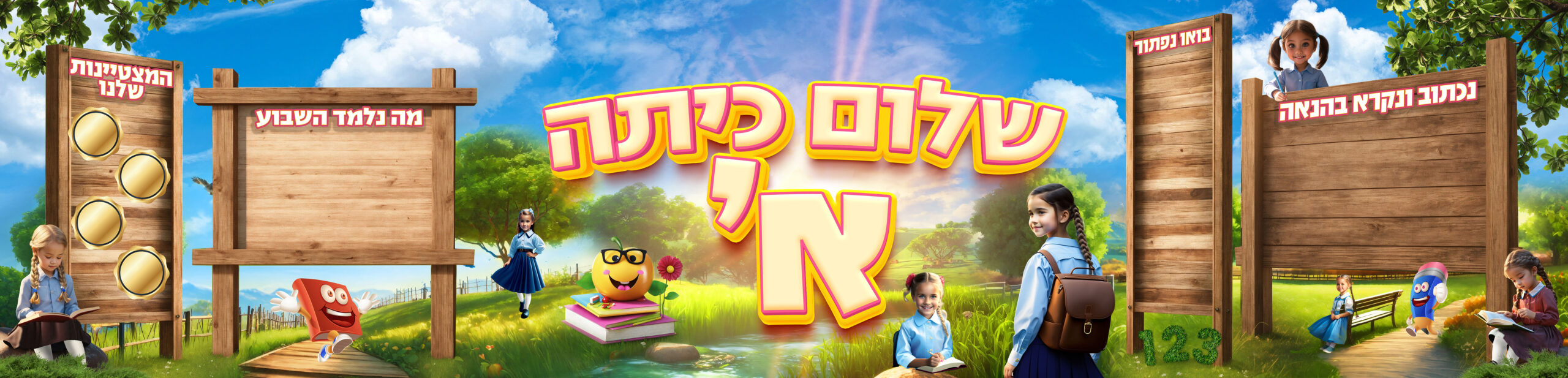 קיר שלום כיתה א'