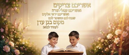 אשריכם צדיקים