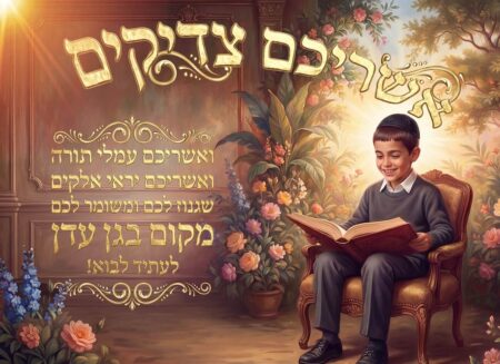 אשריכם צדיקים