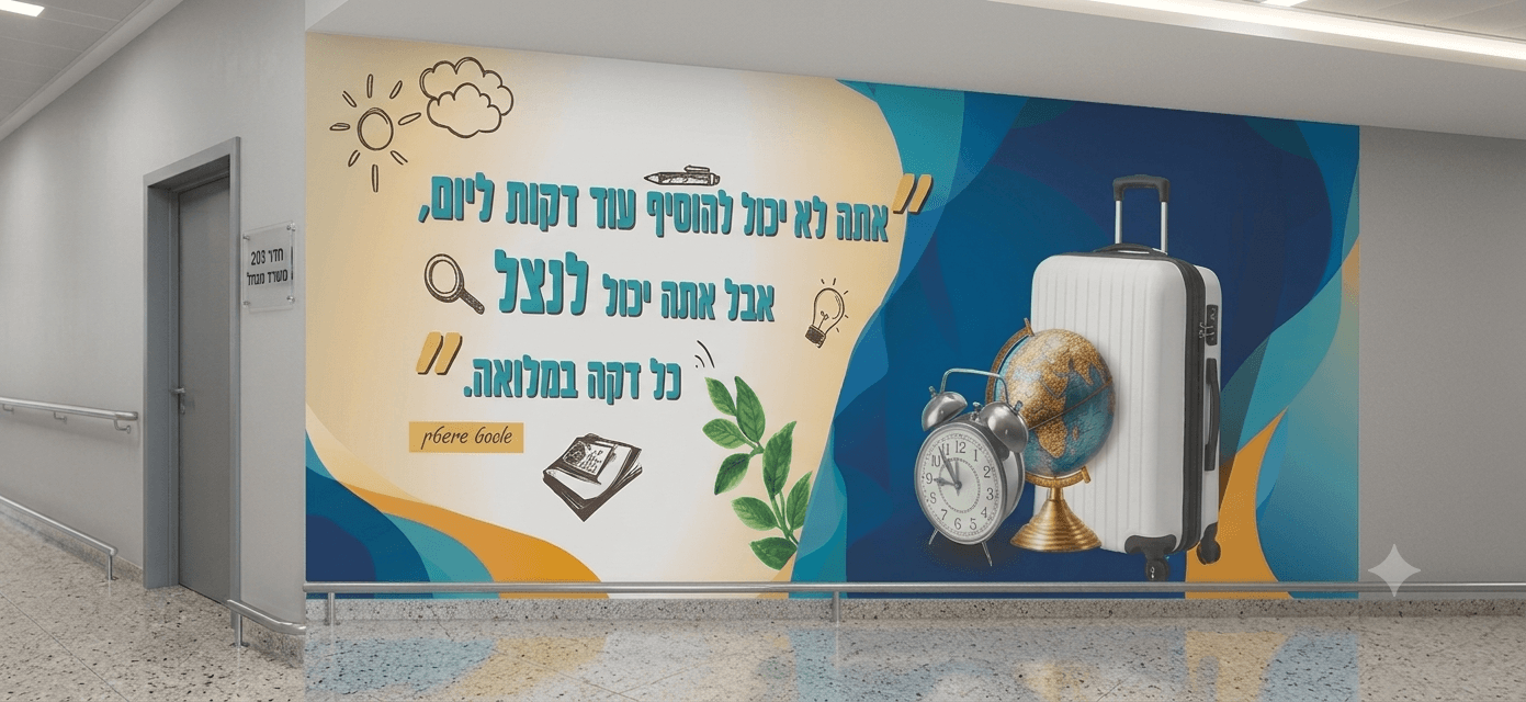 נצל כל דקה
