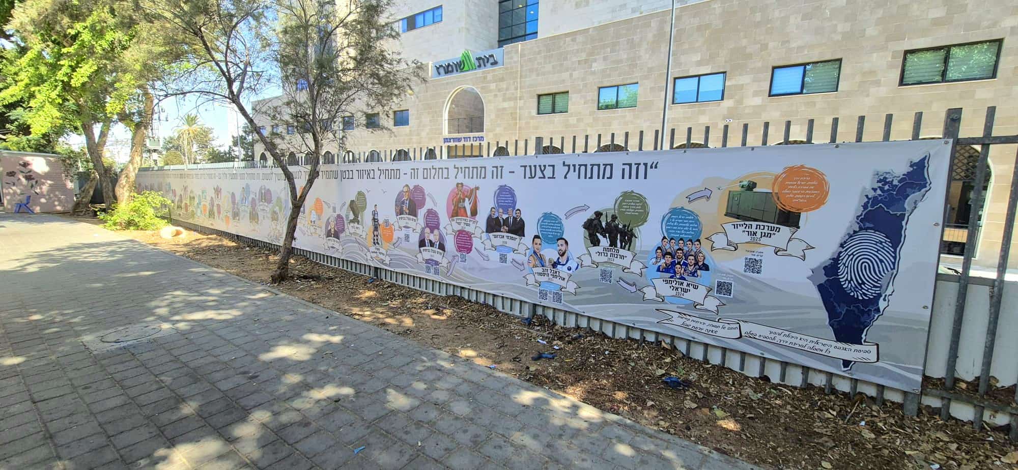 מיתוג גדר בית ספר ציר הזמן הישראלי